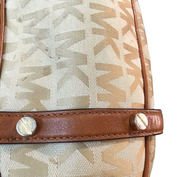 Michael Michael Kors Handbag Bedford Satchel Medium Ginger Brown - Picture 11 of 16